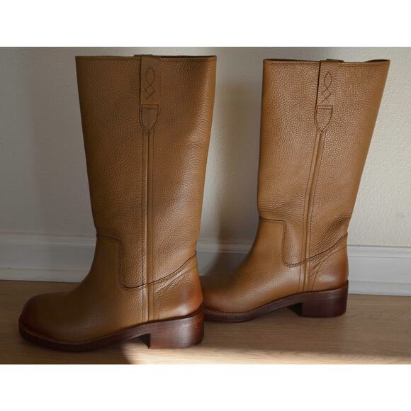 Free People Blaze Pull-On Leather Boots Toasted Wheat Women’s US 8.5 - Picture 9 of 9